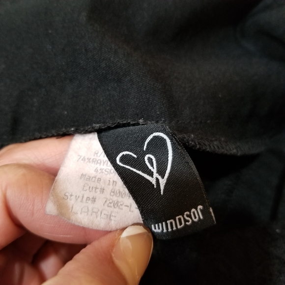 WINDSOR Shorts Black with lace on the outside, SIZE Large. - Picture 16 of 16